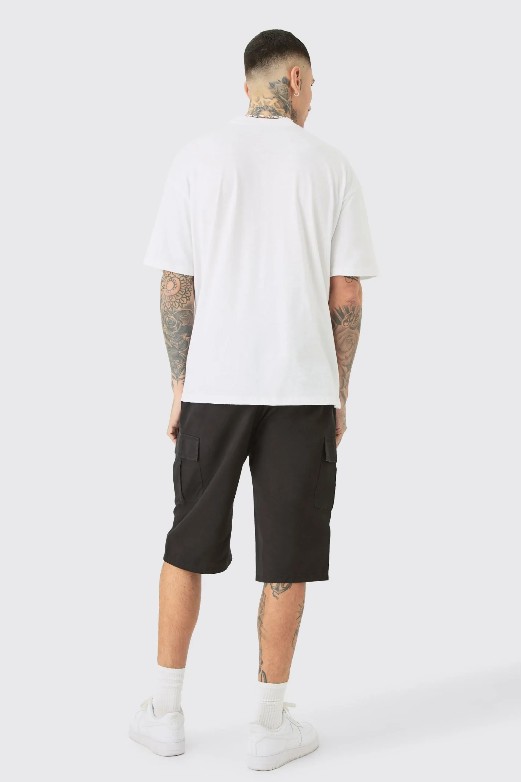 Tall Oversized Neon Moto T-shirt | BoohooMAN UK