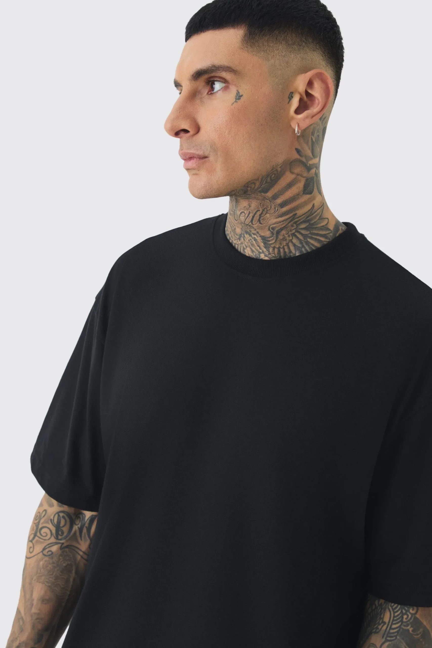 Tall Oversized T-Shirt & Short Set | BoohooMAN UK