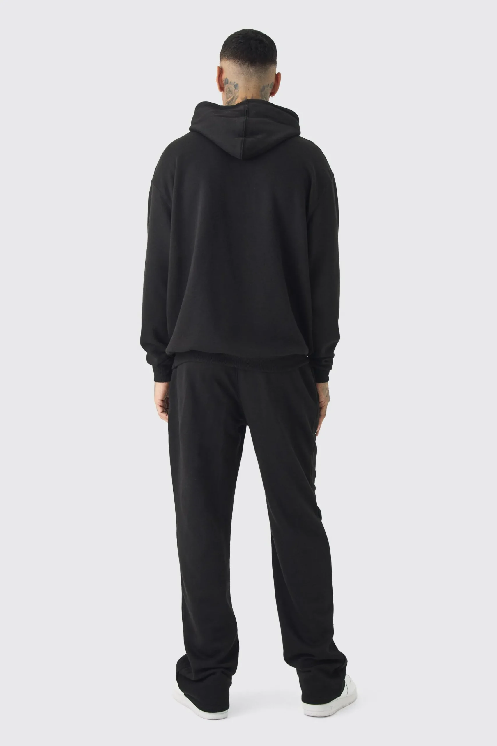 Tall Pour Homme Varisty Hoodie & Relaxed Fit Jogger Tracksuit | BoohooMAN UK