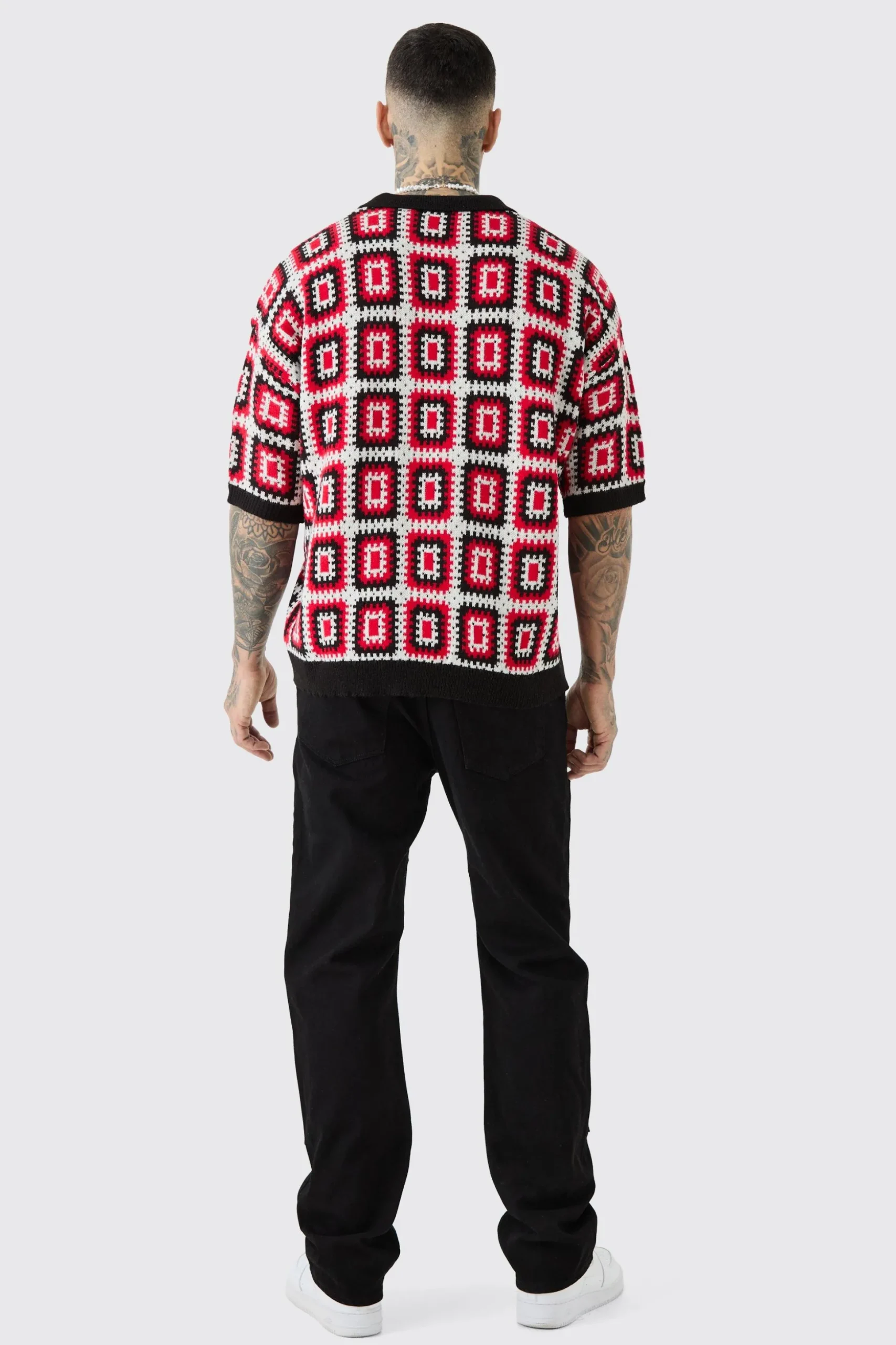 Tall Relaxed Rigid Top Stitch Detail Carpenter Jean | BoohooMAN UK