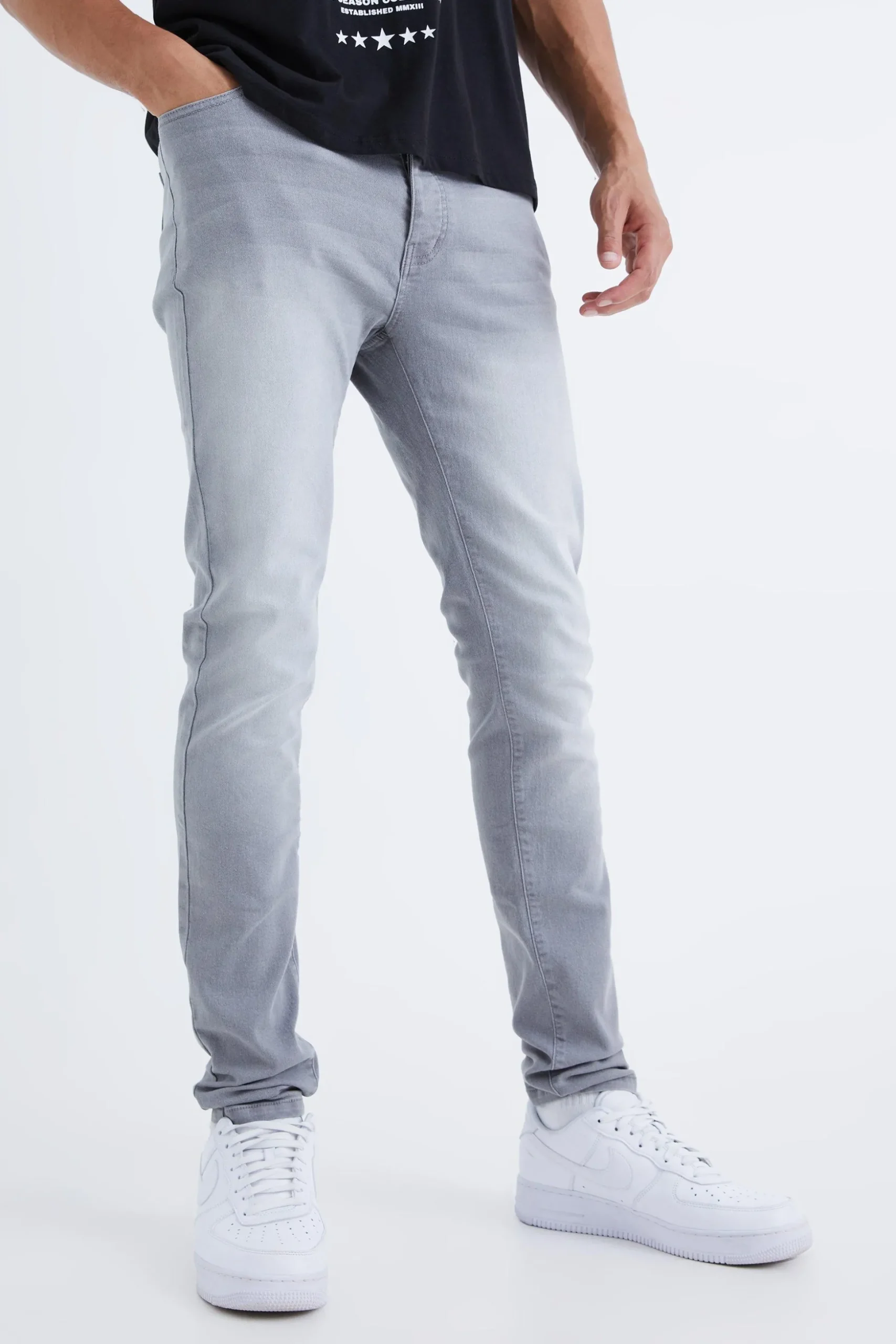 Tall Skinny Stretch Jean | BoohooMAN UK
