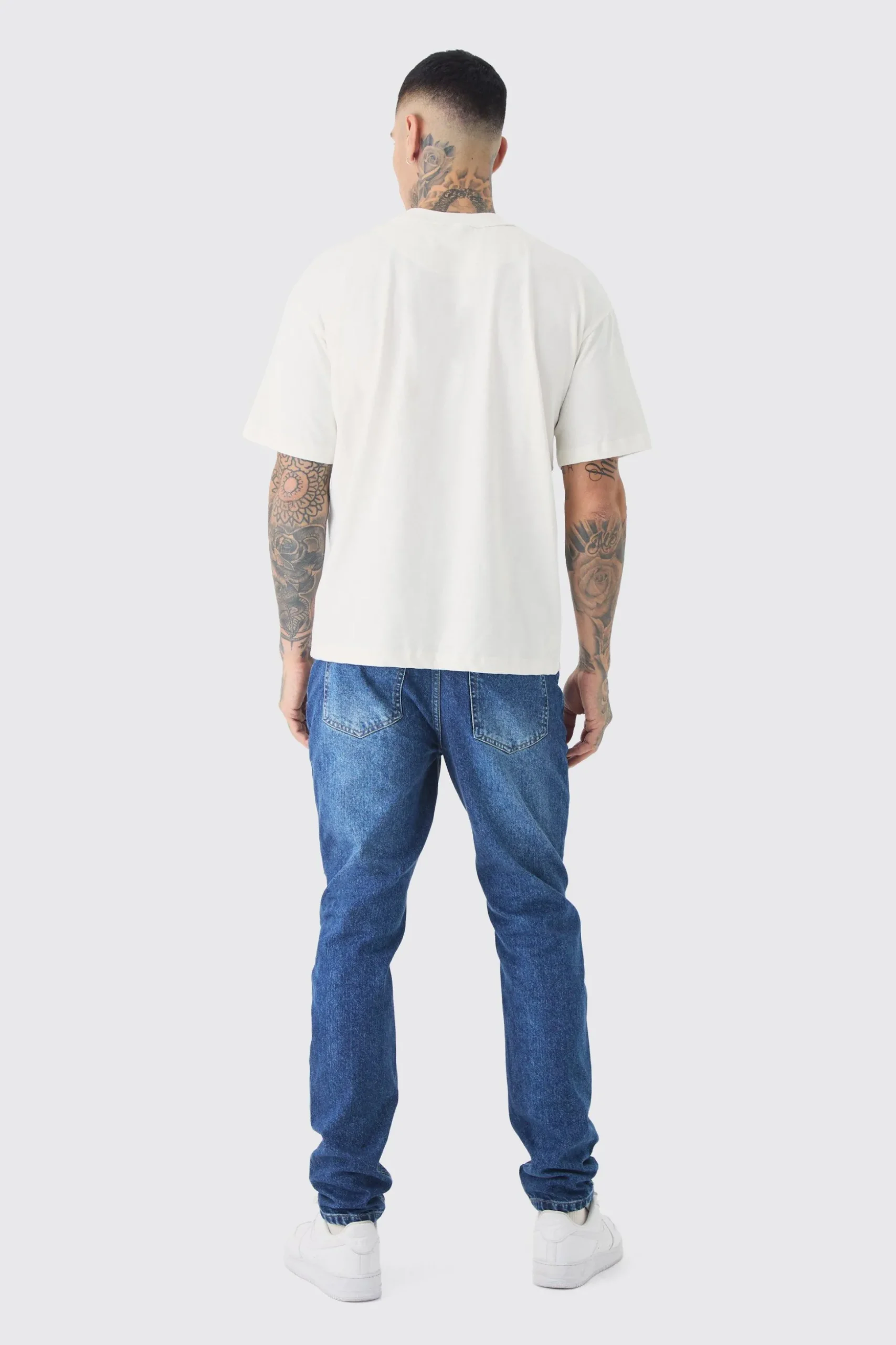 Tall Slim Rigid Jean | BoohooMAN UK