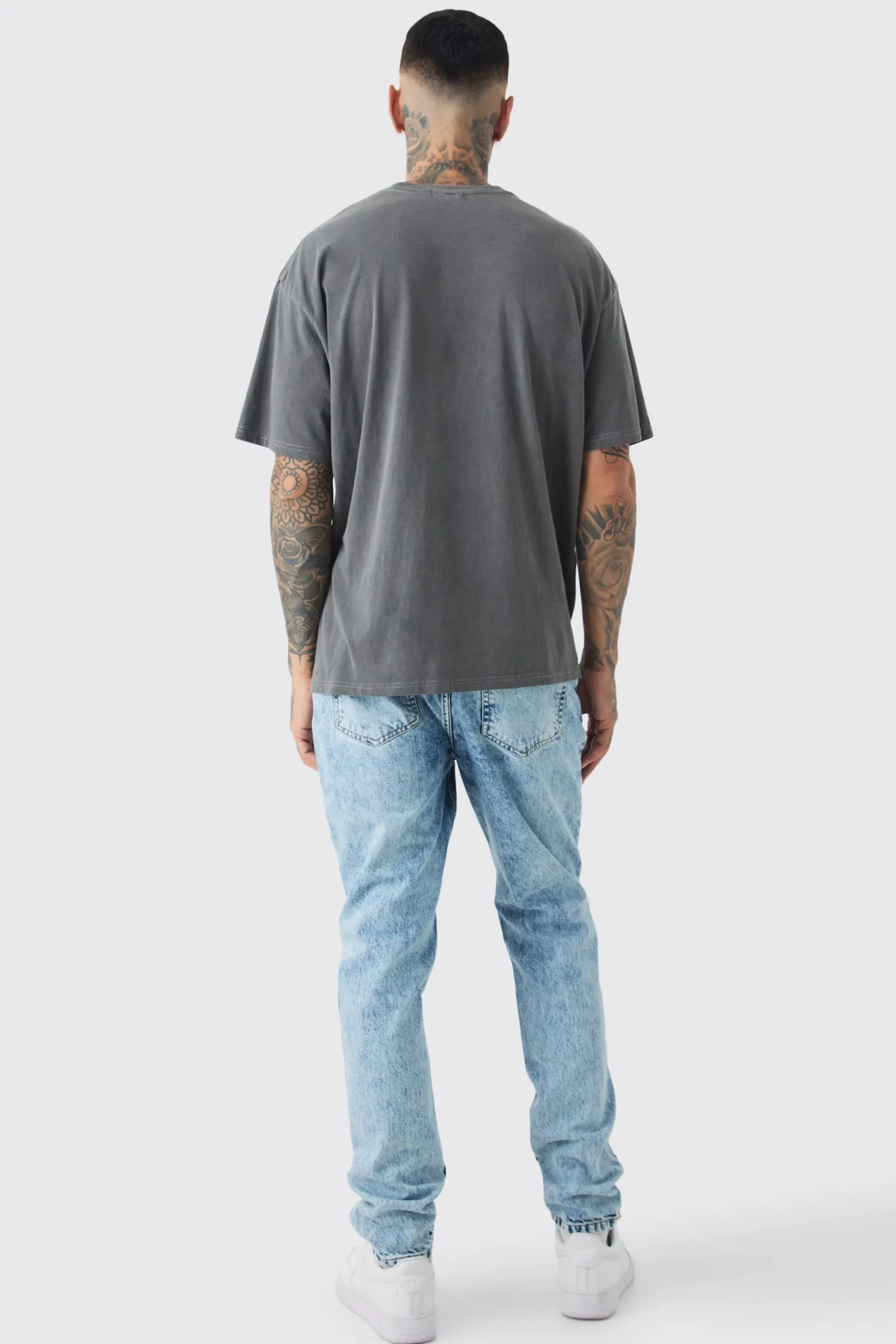 Tall Slim Rigid Jean | BoohooMAN UK