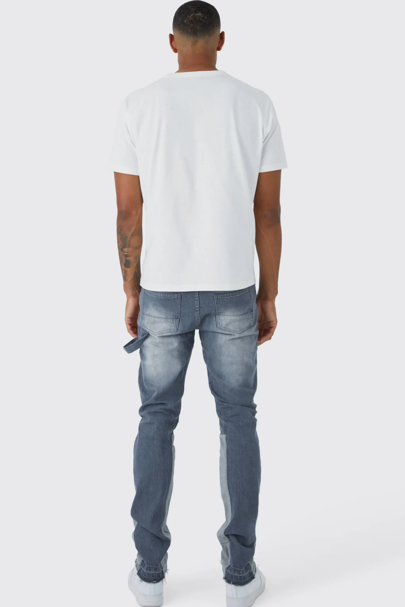 Tall Straight Rigid Carpenter Jeans | BoohooMAN UK