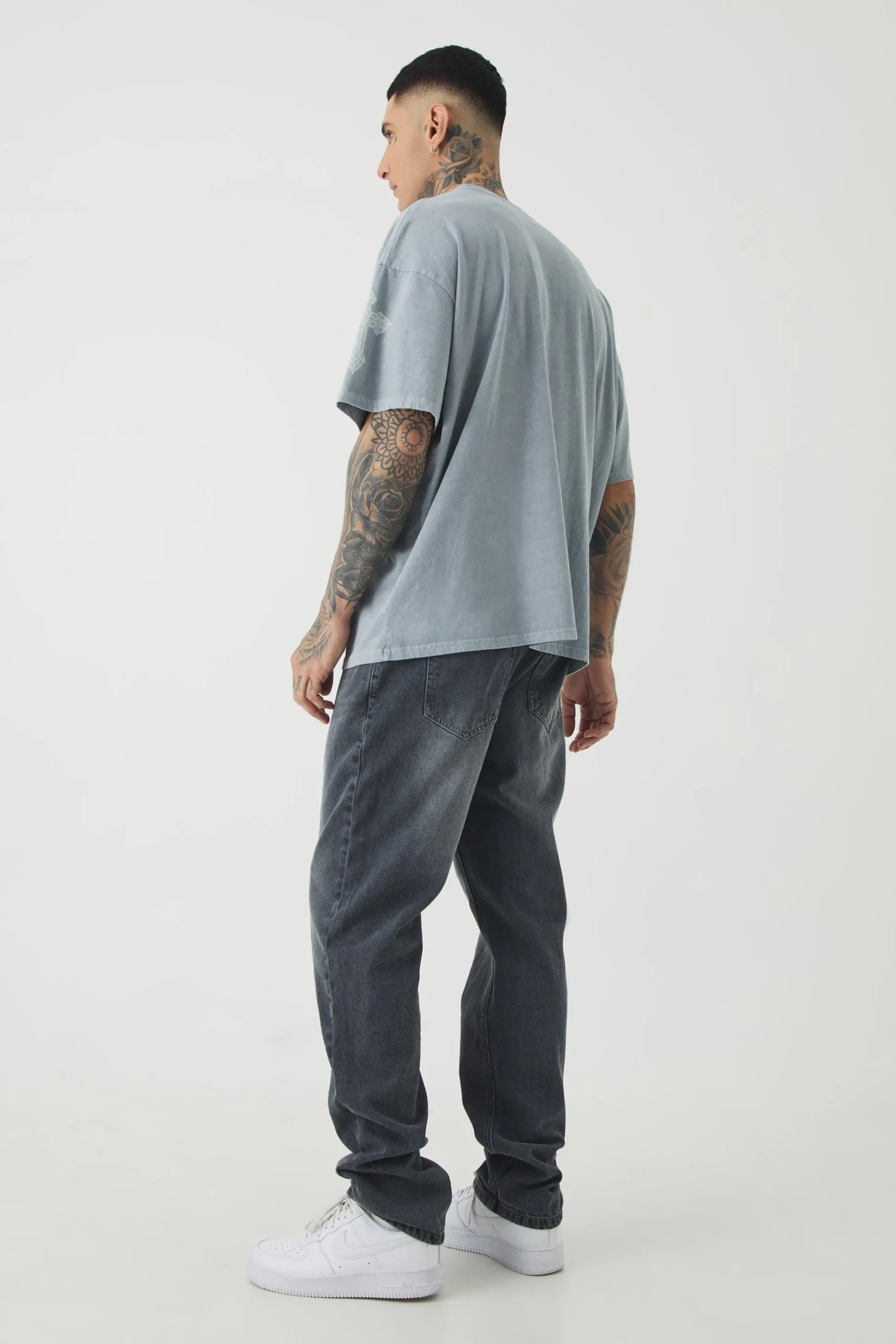 Tall Straight Rigid Jean | BoohooMAN UK