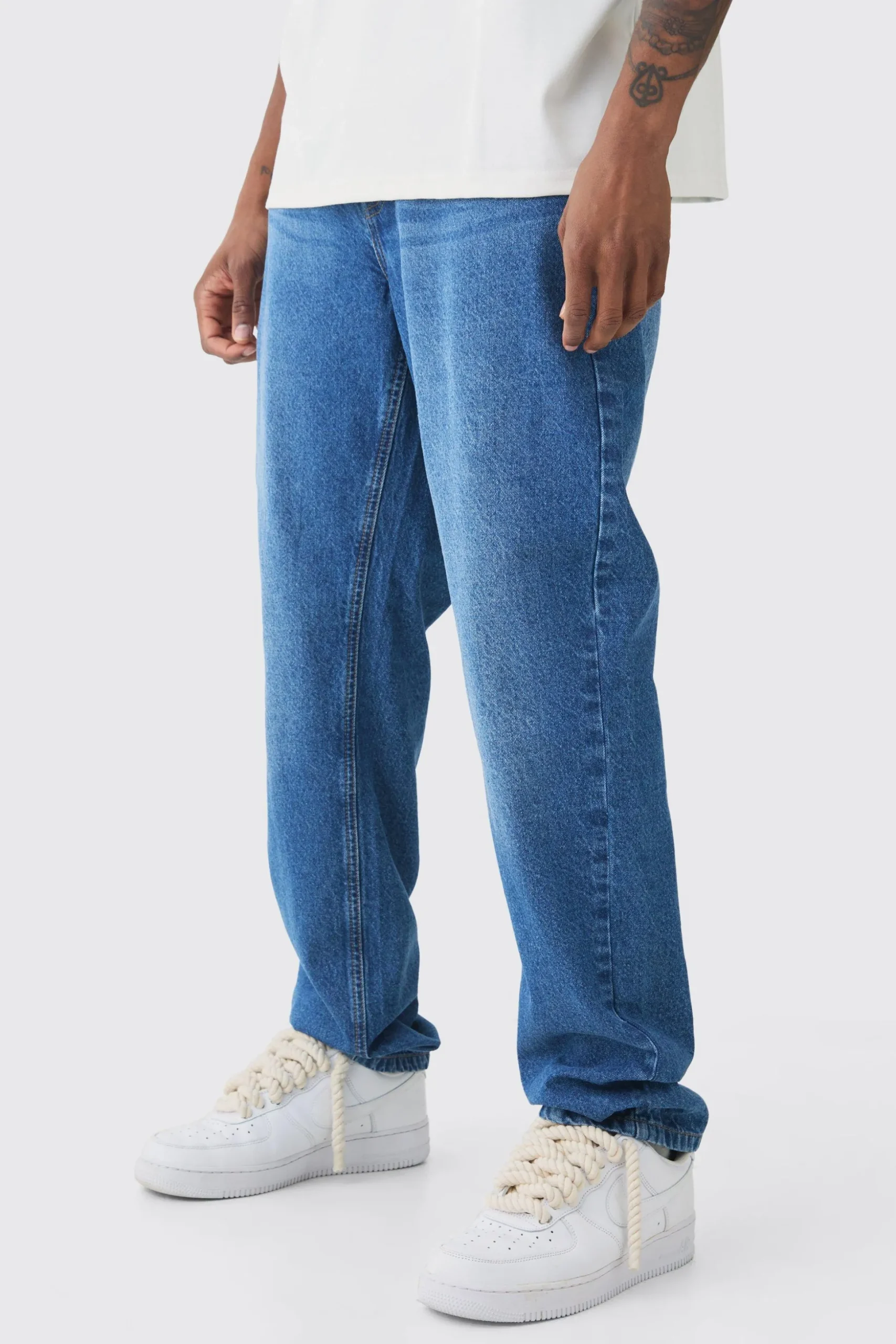 Tall Straight Rigid Jean | BoohooMAN UK