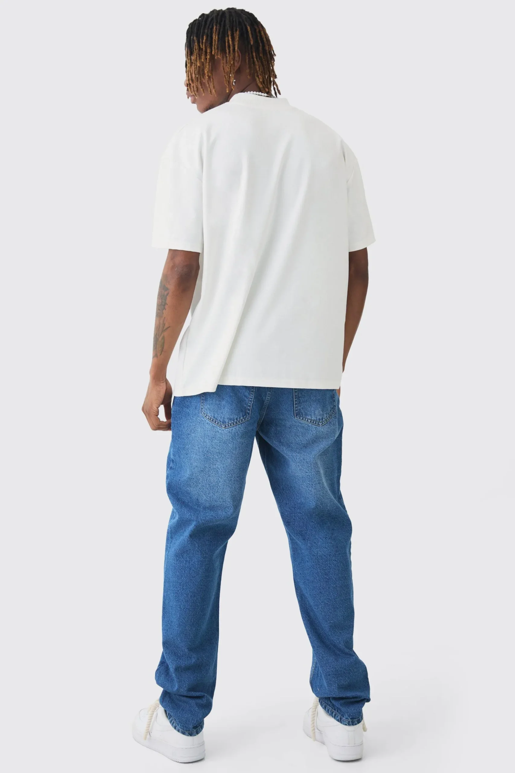 Tall Straight Rigid Jean | BoohooMAN UK