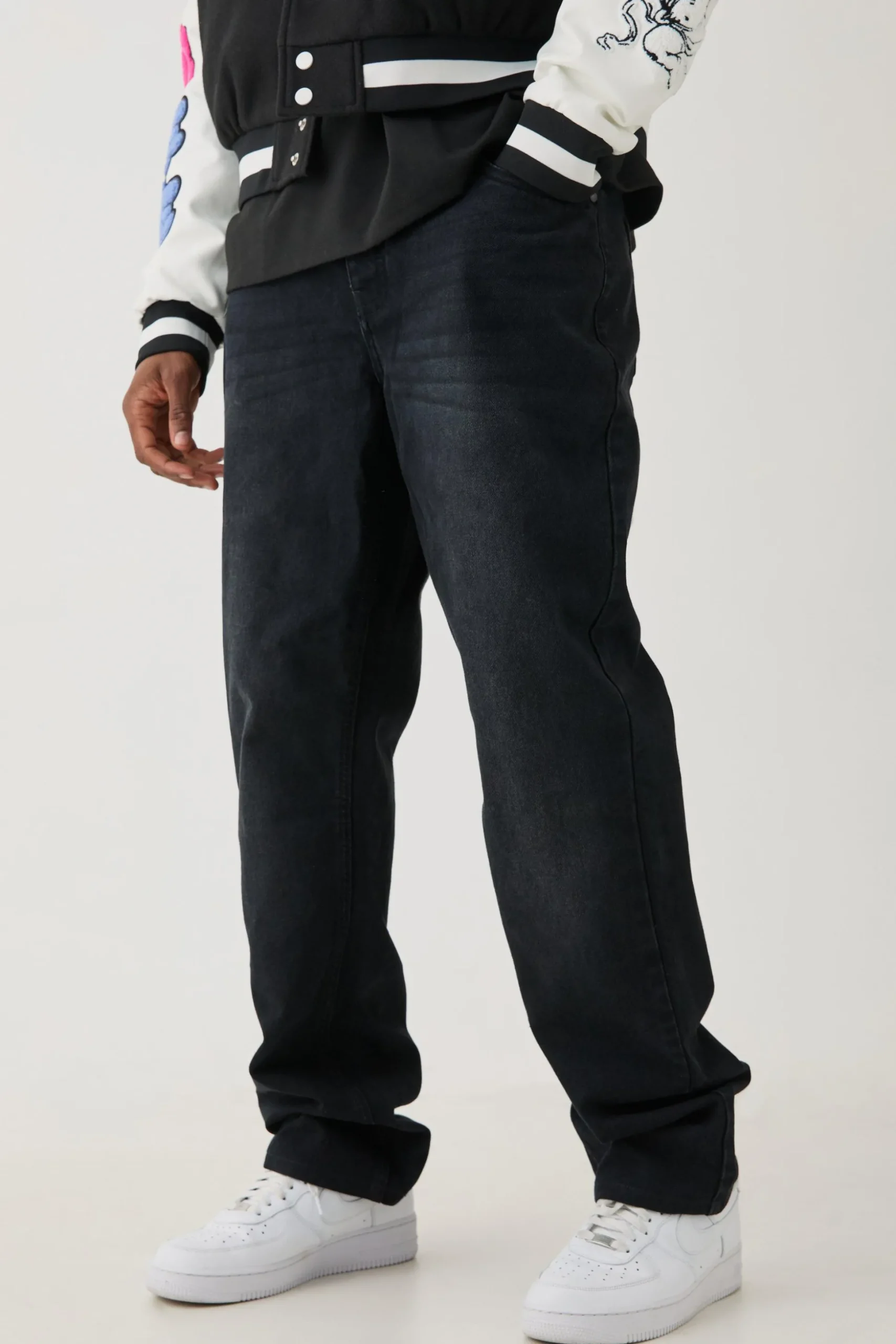 Tall Straight Rigid Jean | BoohooMAN UK