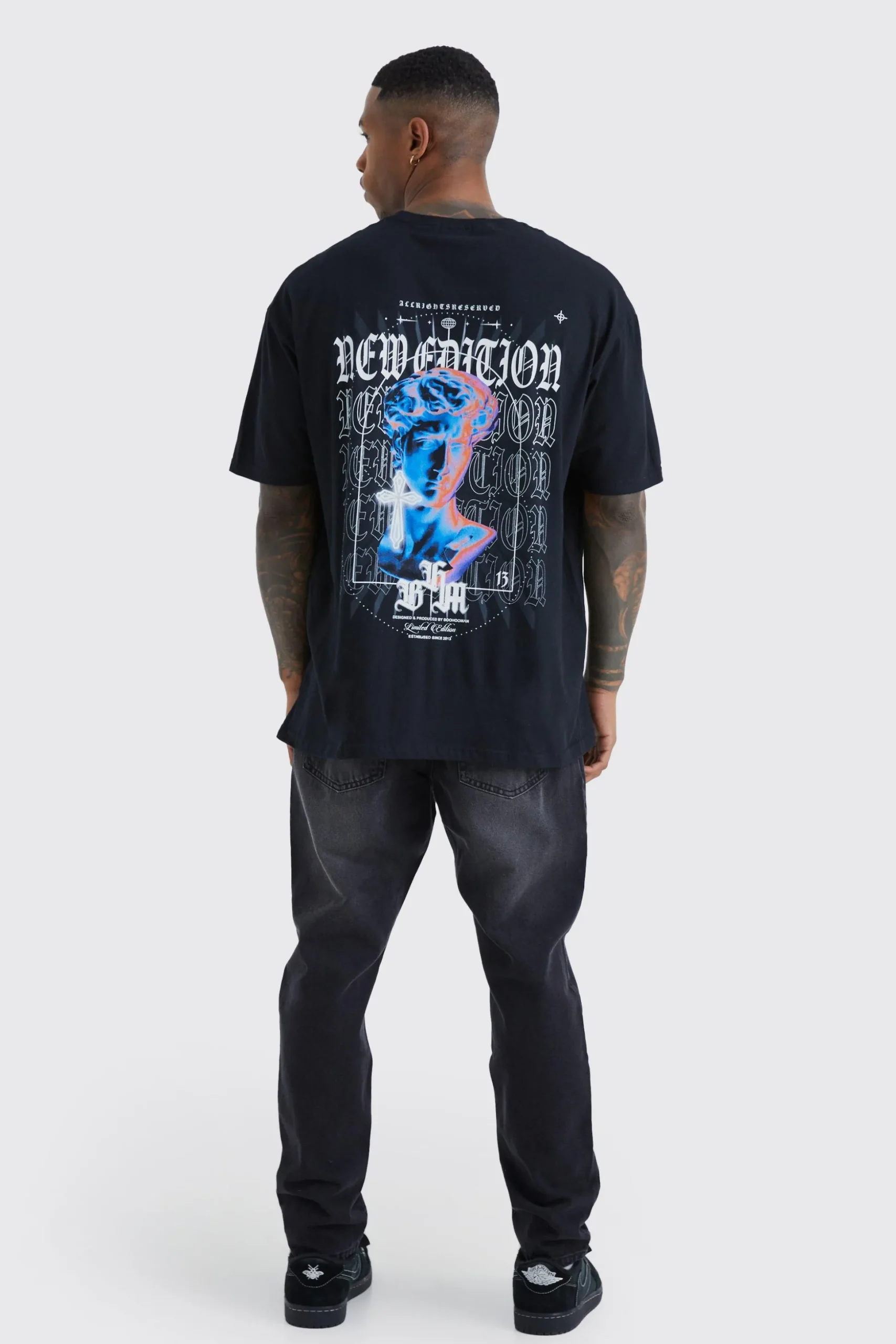 Tapered Rigid Jean | BoohooMAN UK