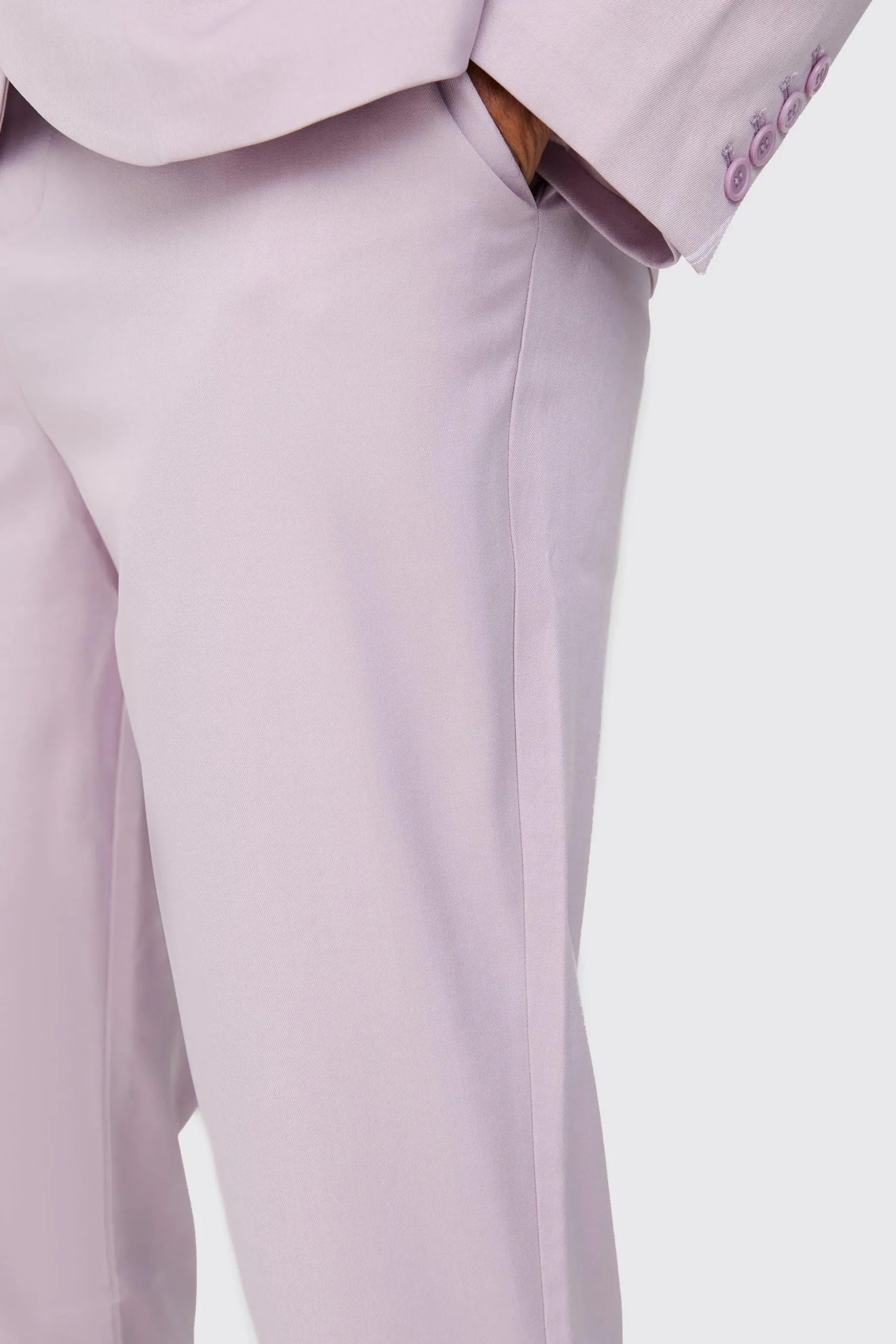 Textured Tapered Fit Suit Trousers | BoohooMAN UK