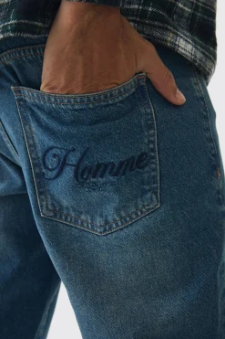Tonal Embroidered Set | BoohooMAN UK