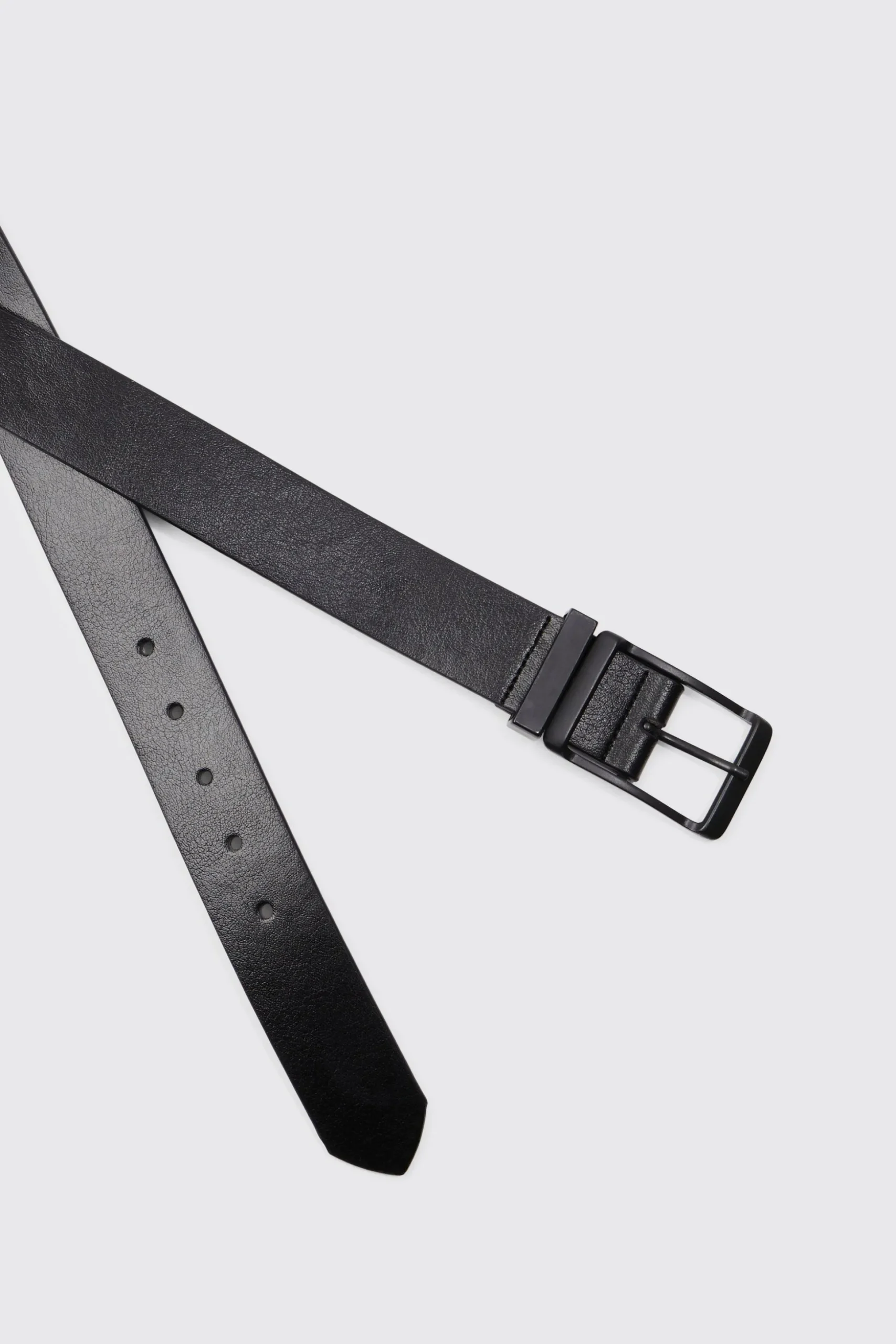 Tonal Faux Leather Belt | BoohooMAN UK