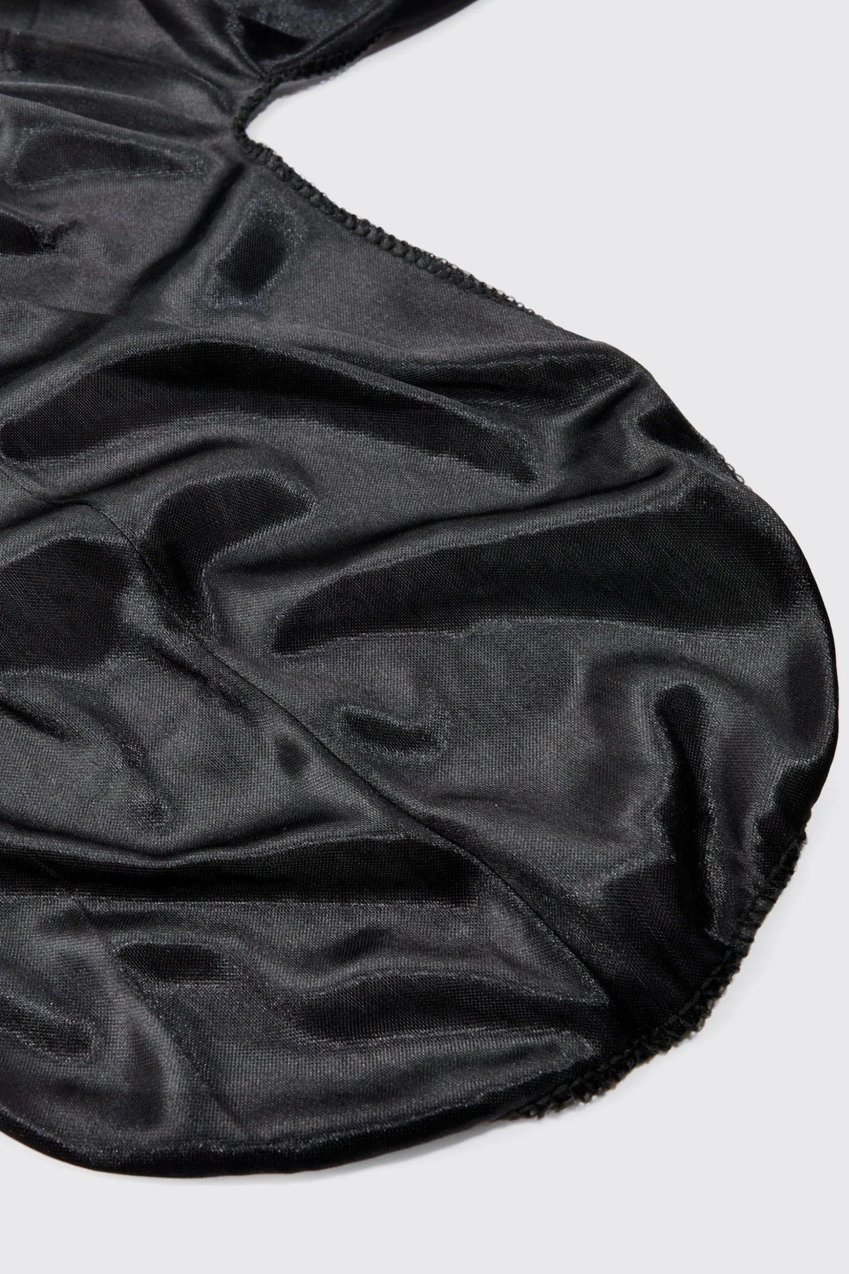Trippie Redd Satin Durag In Black | BoohooMAN UK