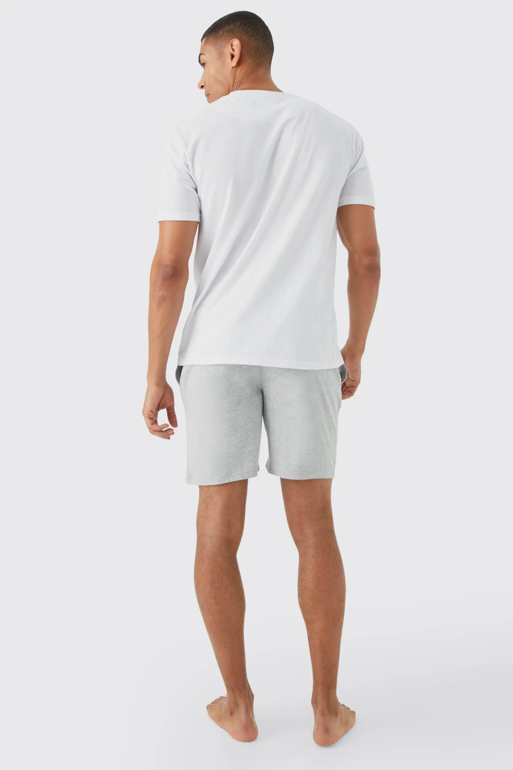 T-shirt & Short Lounge Set | BoohooMAN UK