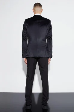 Velour Suit | BoohooMAN UK
