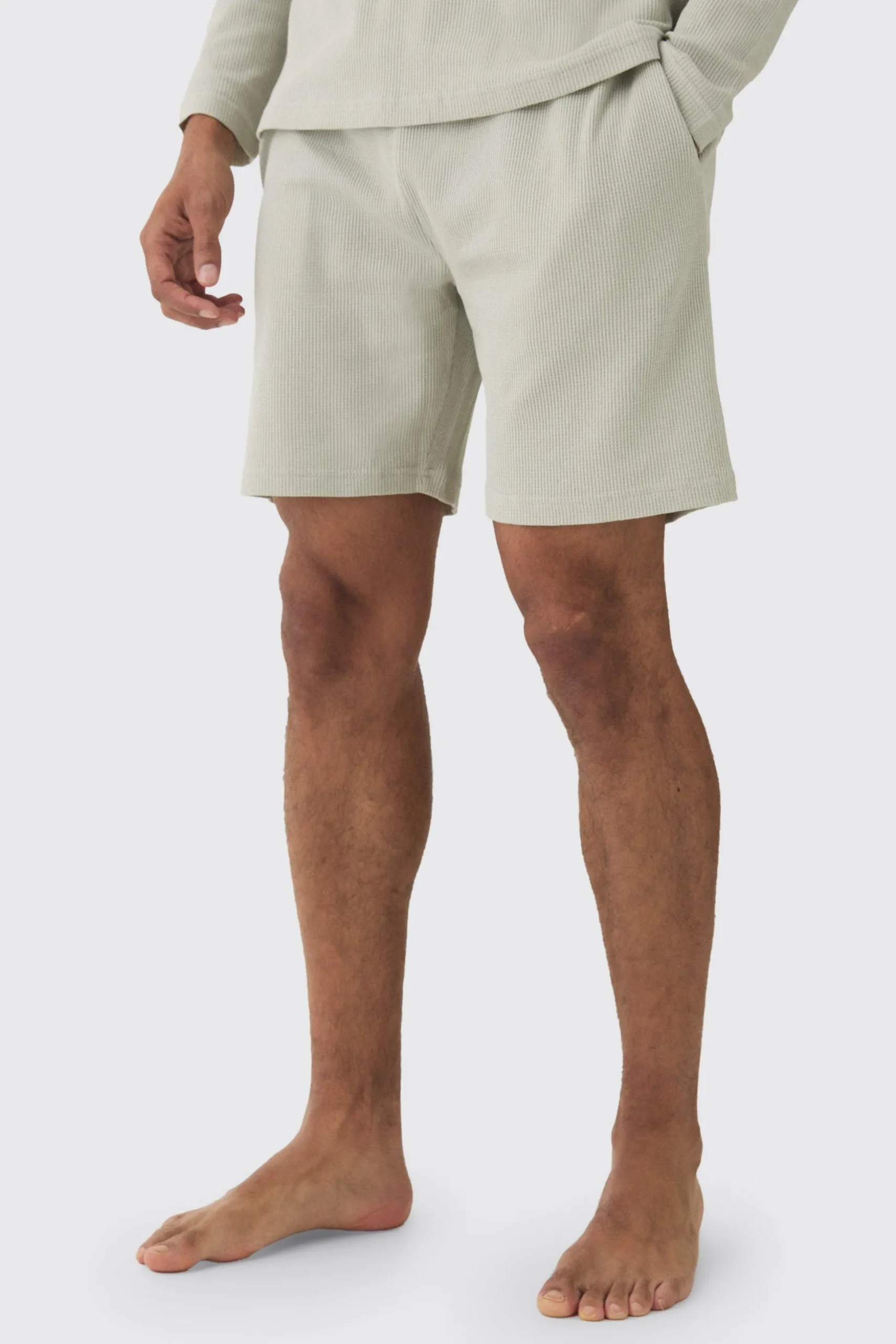 Waffle Lounge Shorts | BoohooMAN UK