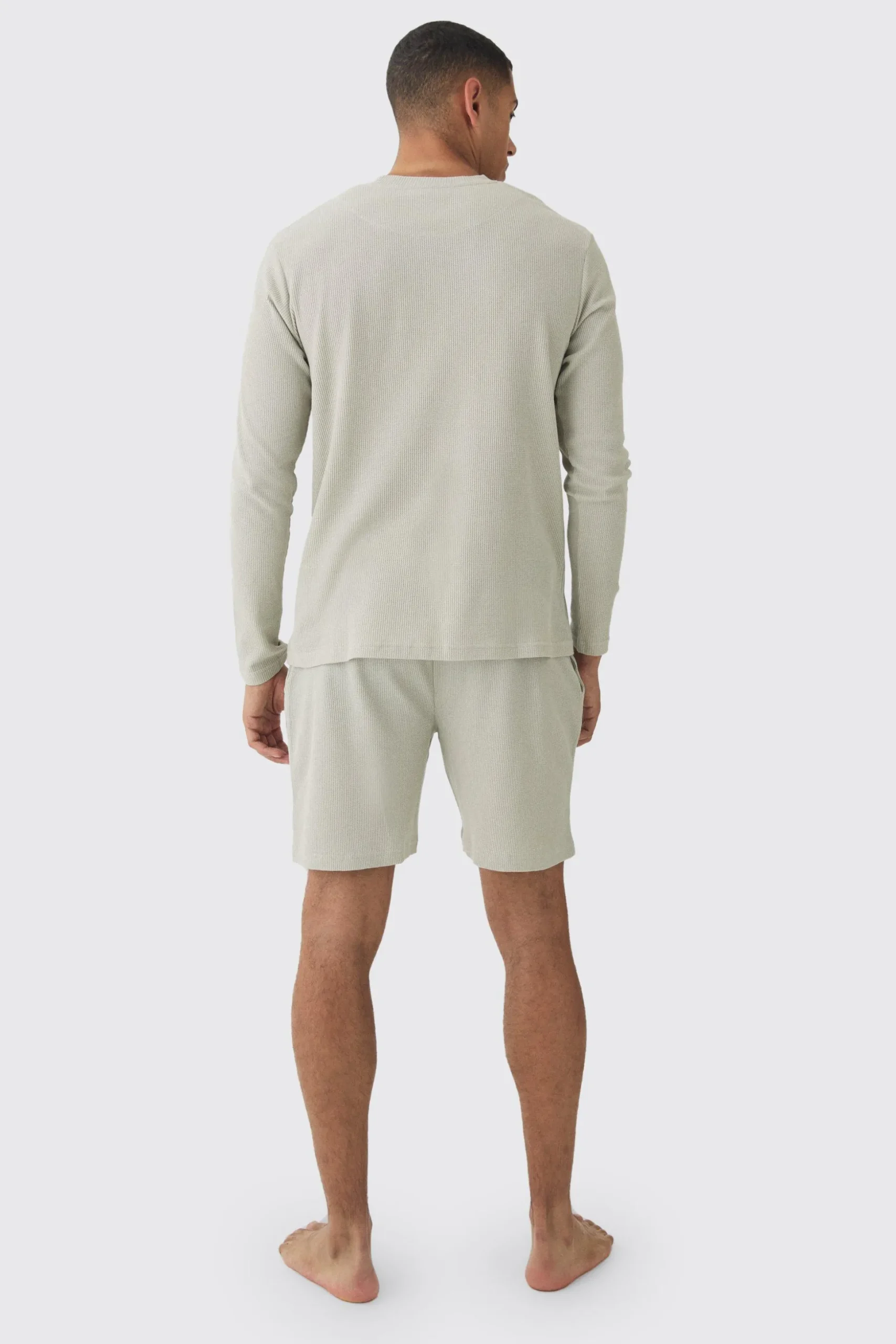 Waffle Lounge Shorts | BoohooMAN UK