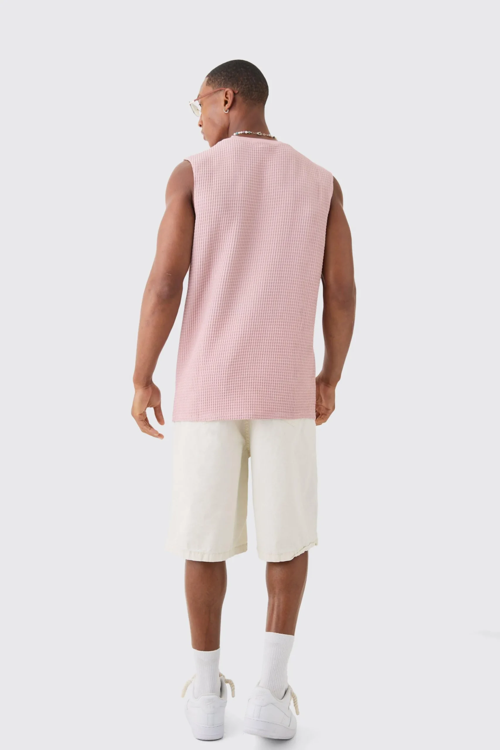 Waffle Tank | BoohooMAN UK