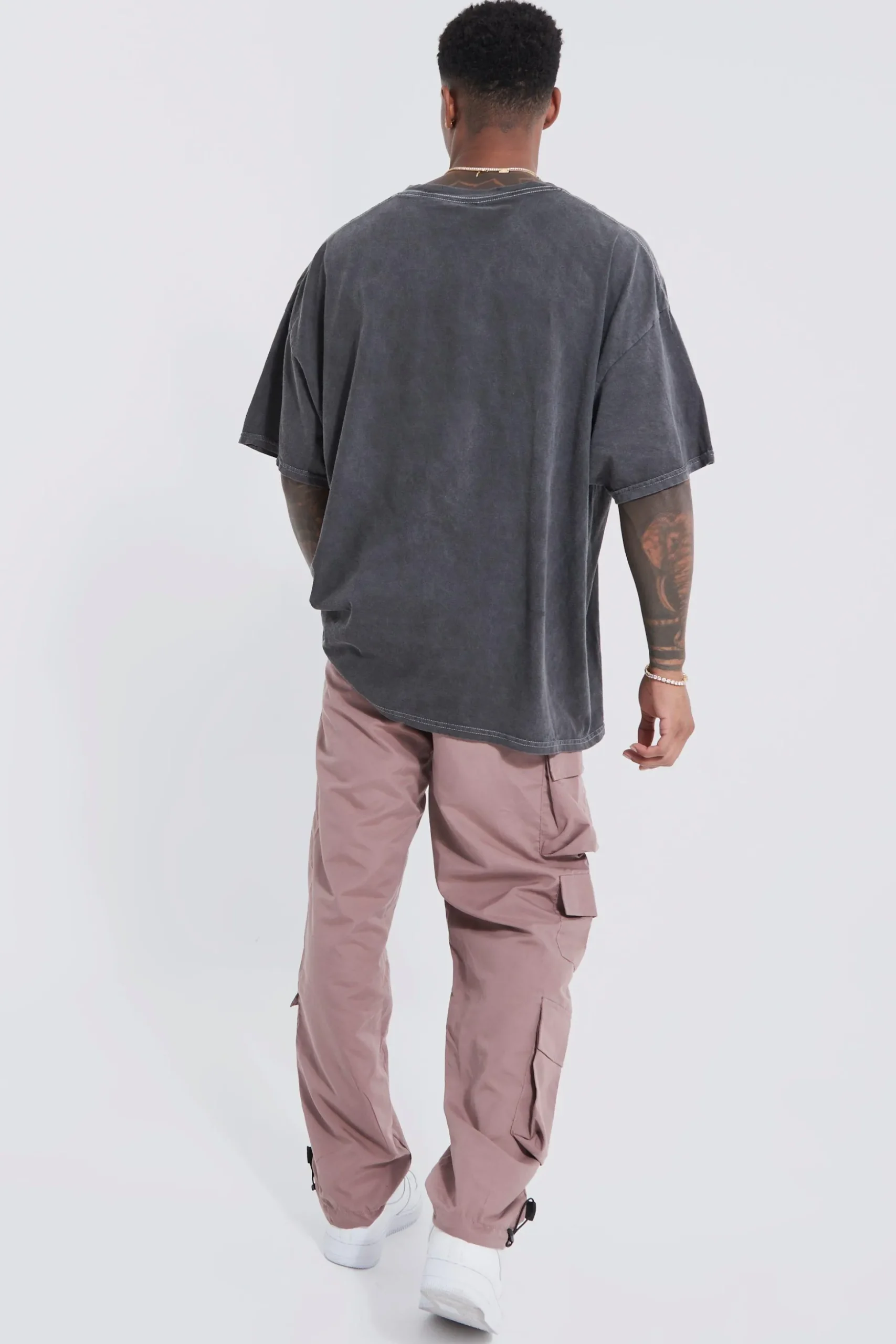 Washed Nirvana Overdye License T-shirt | BoohooMAN UK
