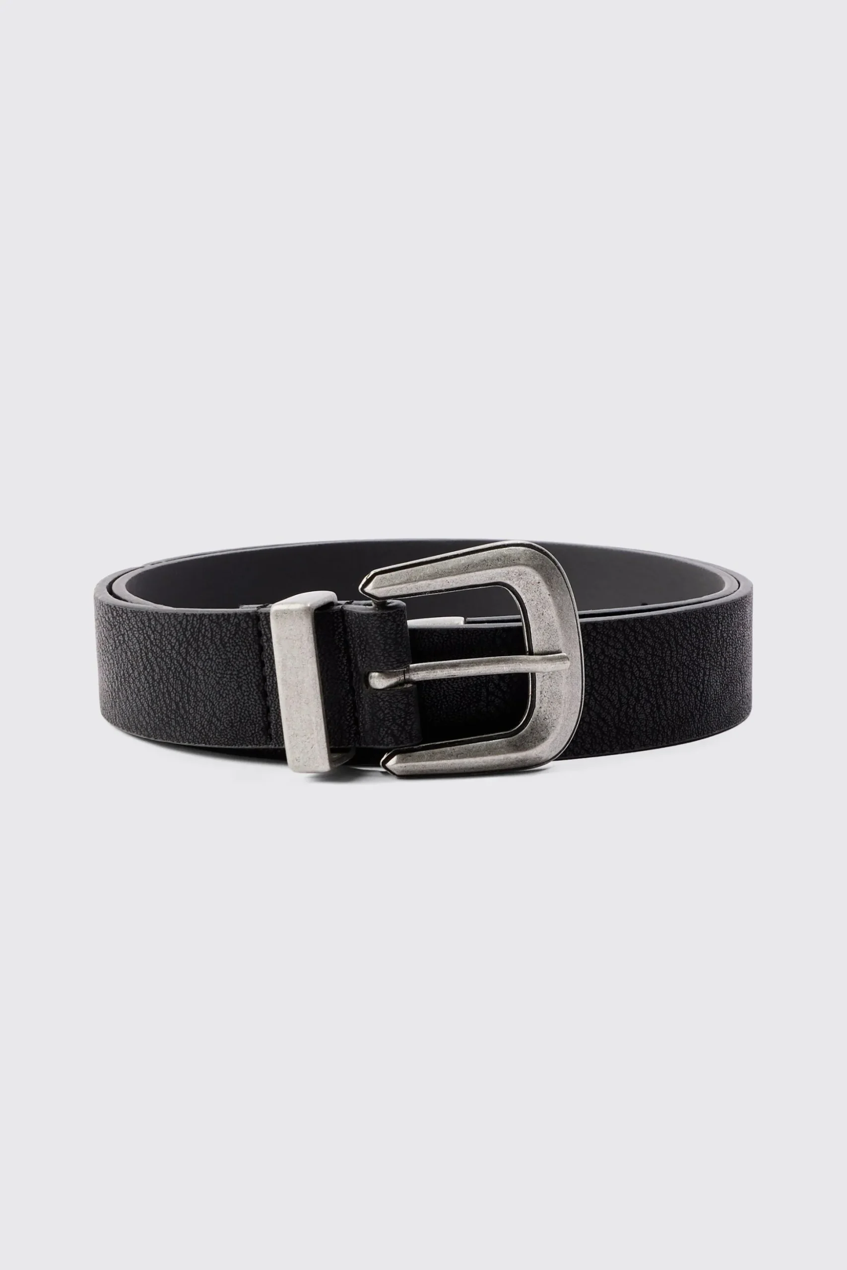 Western Buckle Belt | BoohooMAN UK