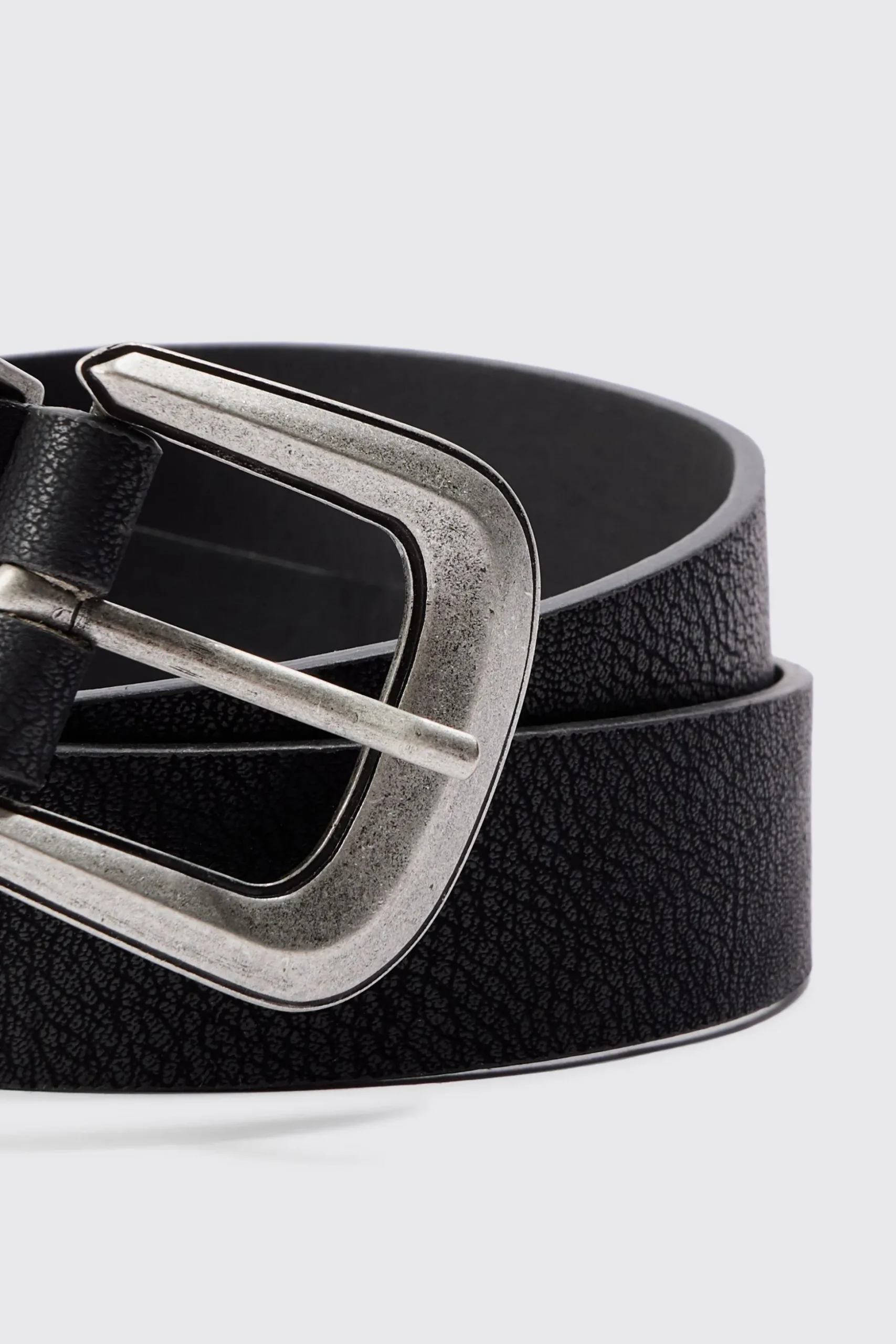 Western Buckle Belt | BoohooMAN UK