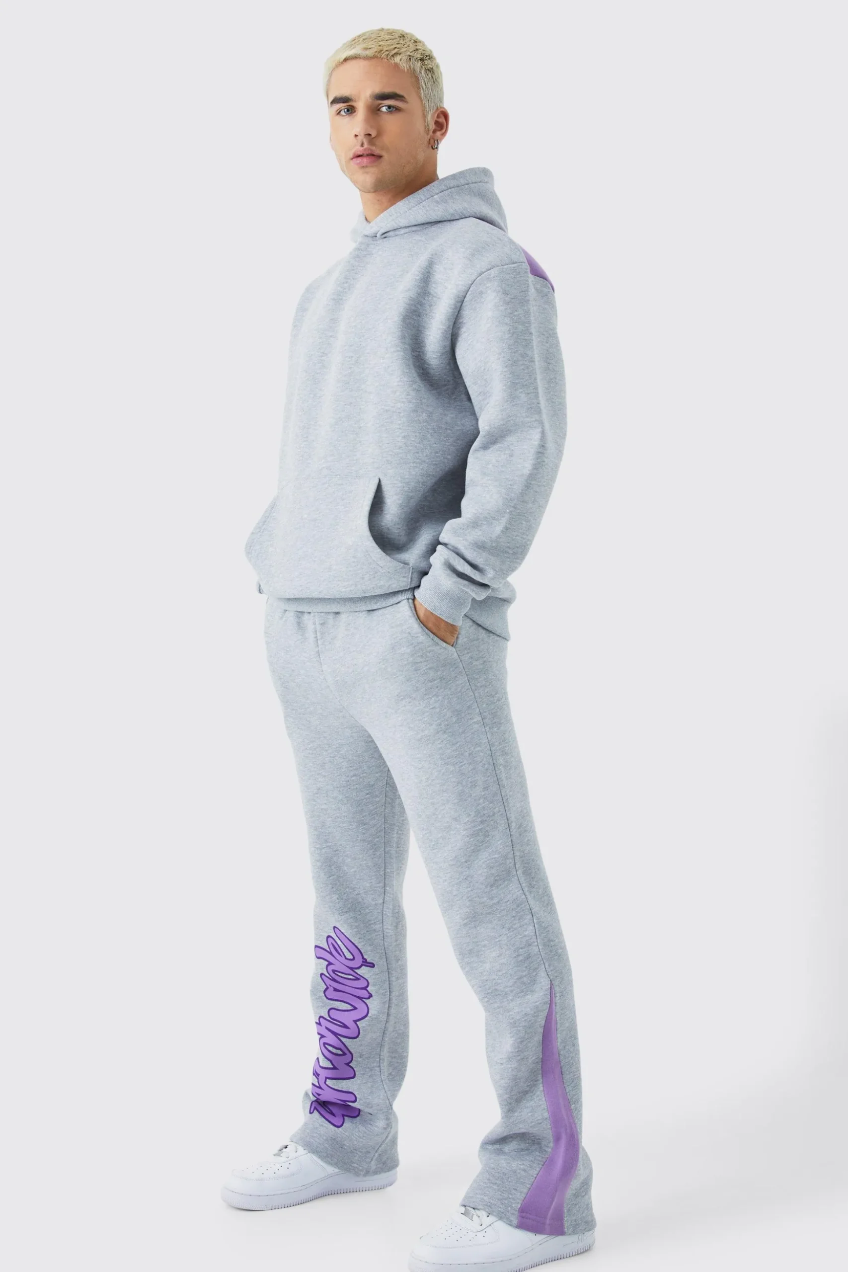 Worldwide Oversized Gusset Tracksuit | BoohooMAN UK