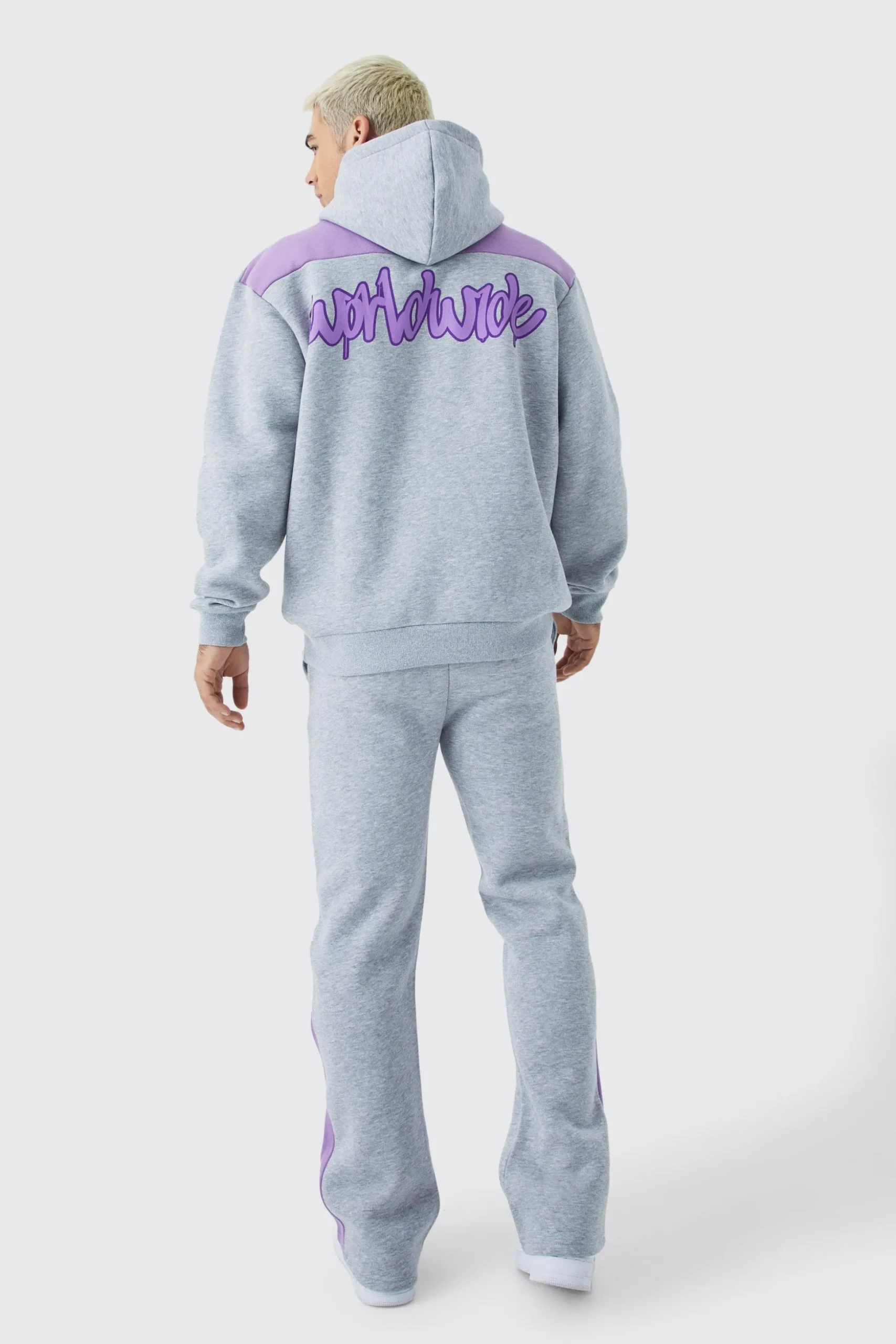 Worldwide Oversized Gusset Tracksuit | BoohooMAN UK